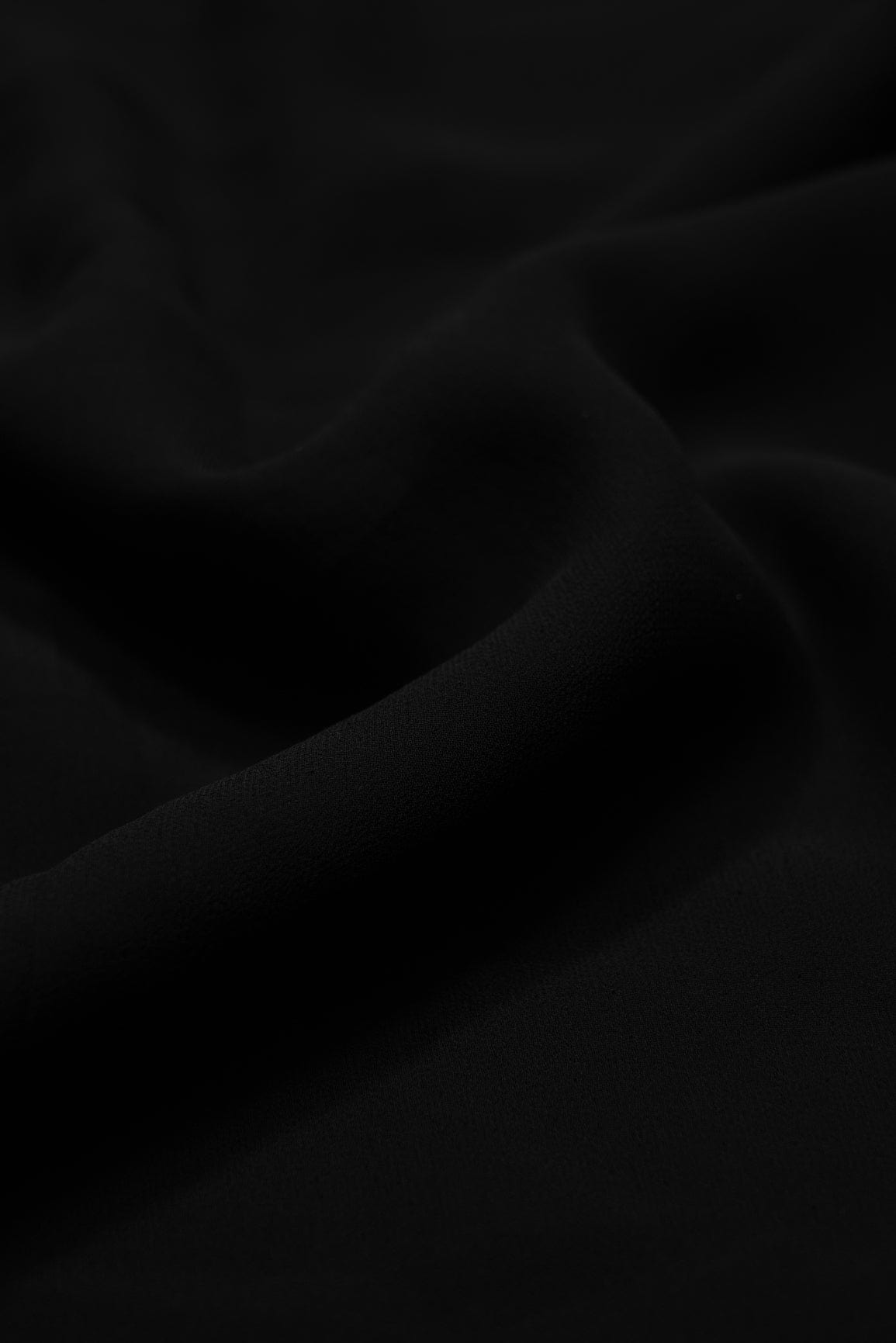 Black Dyed Georgette Fabric - doeraa