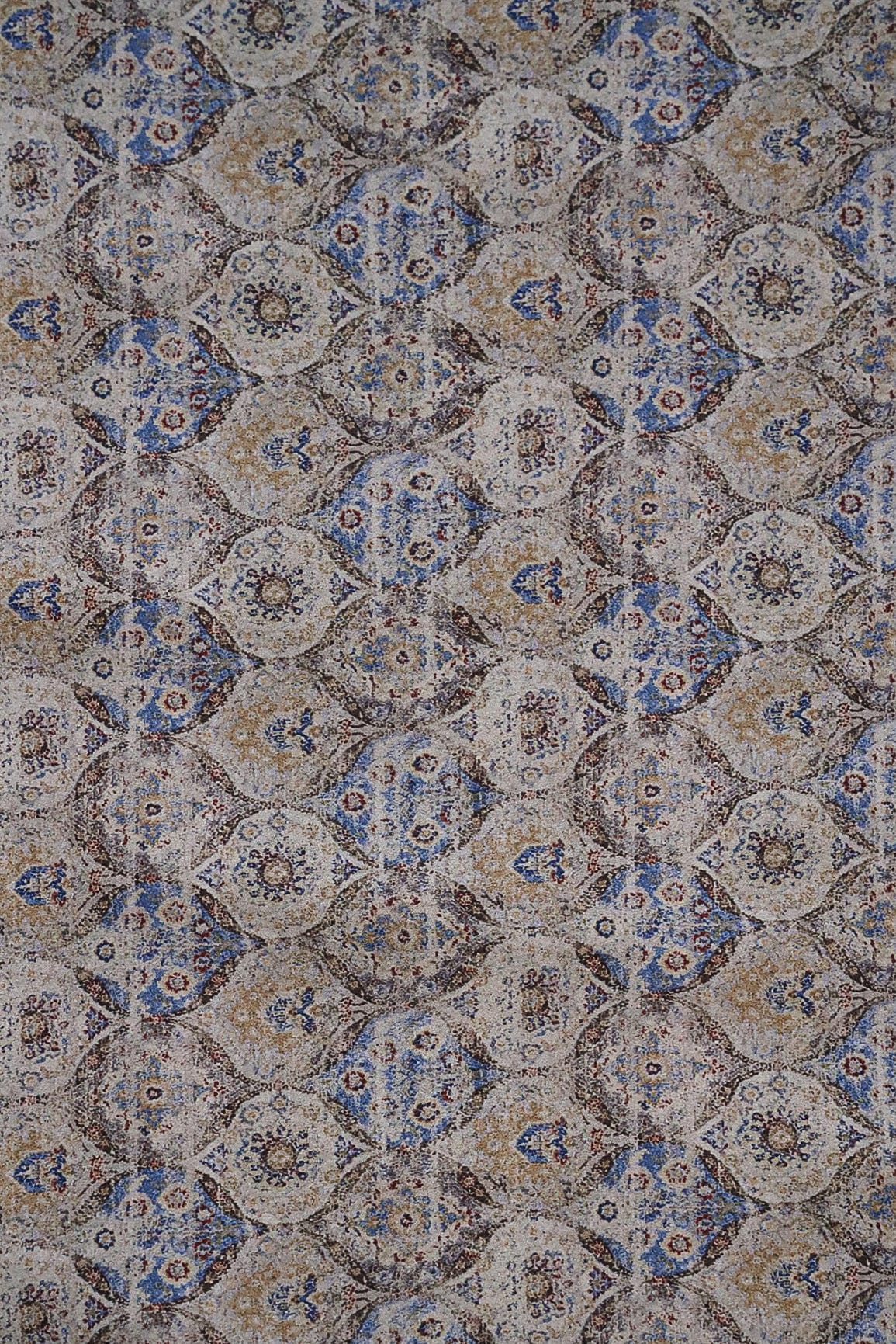 Brown Rusty Digital Print on Satin Fabric - doeraa