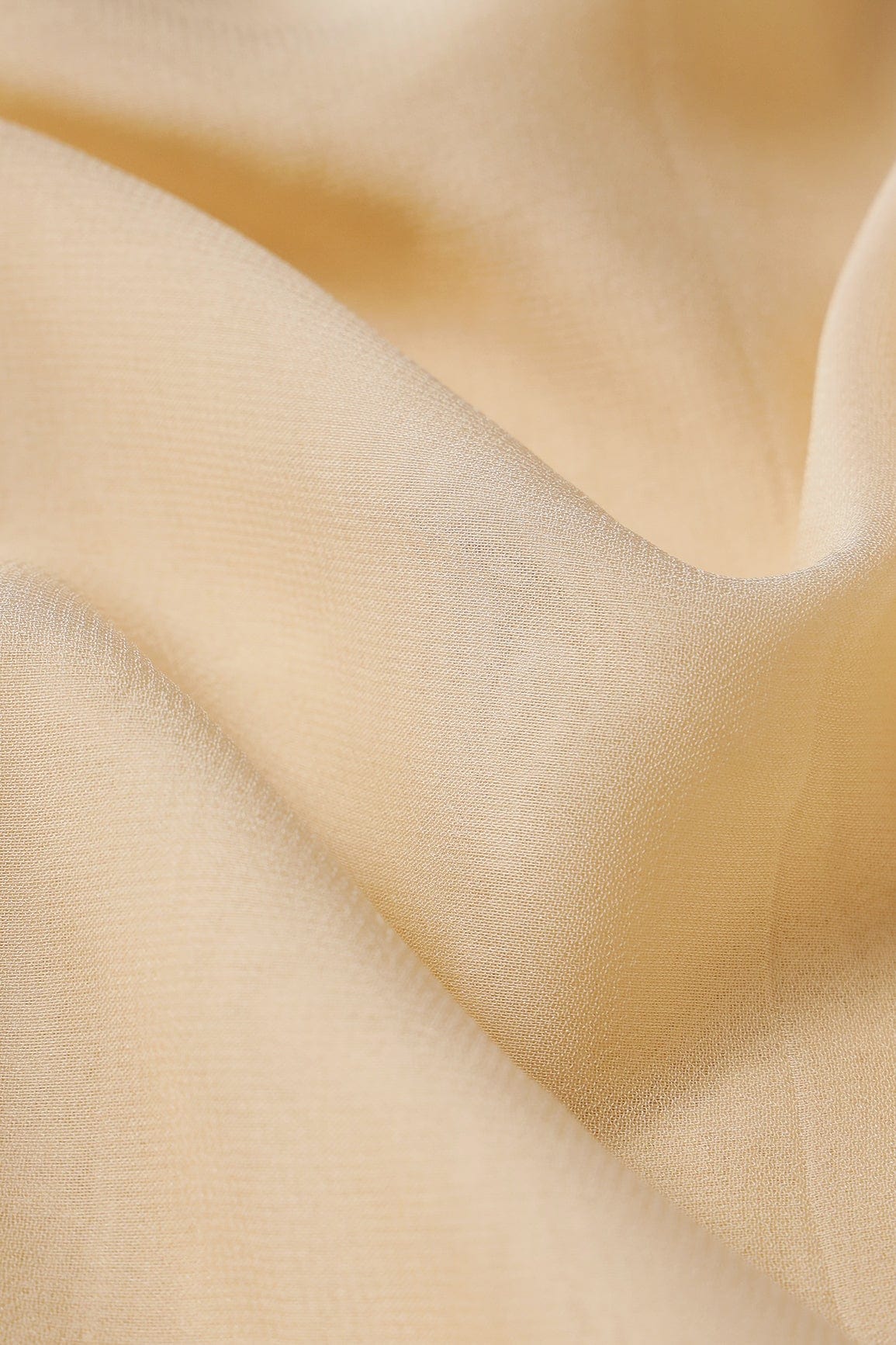 Light Beige Dyed Viscose Georgette Fabric - doeraa