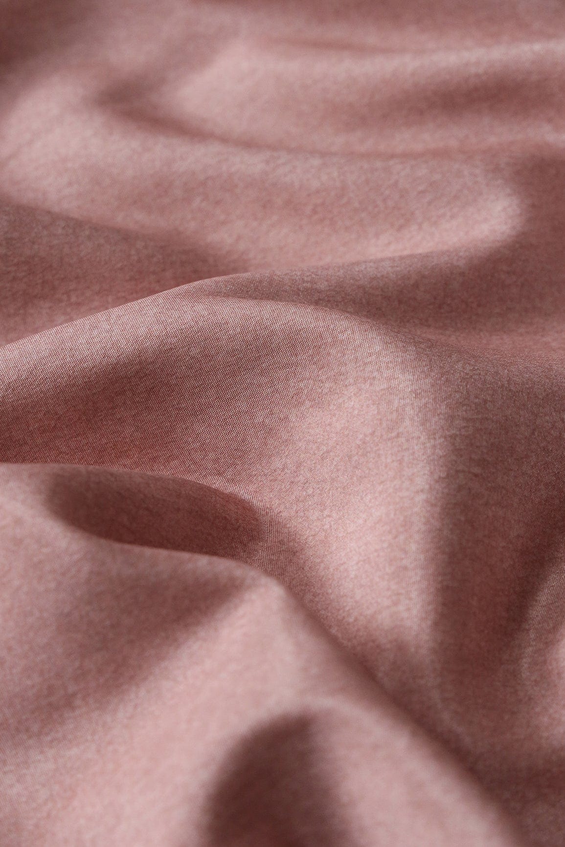 Pastel Peach Texture Pattern Digital Print On French Crepe Fabric - doeraa