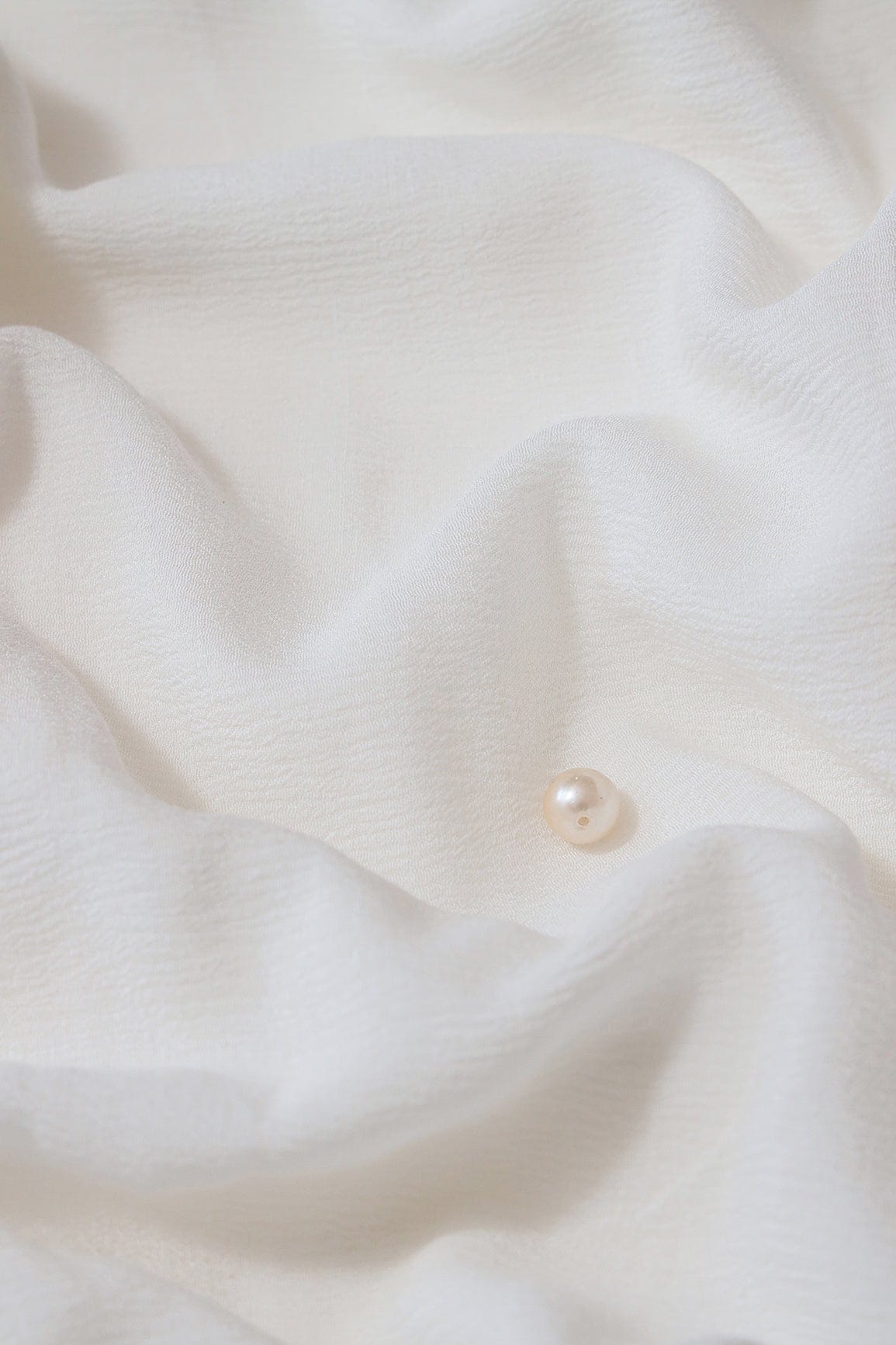 Plain Dyeable Viscose Natural Chinnon Chiffon Fabric - doeraa