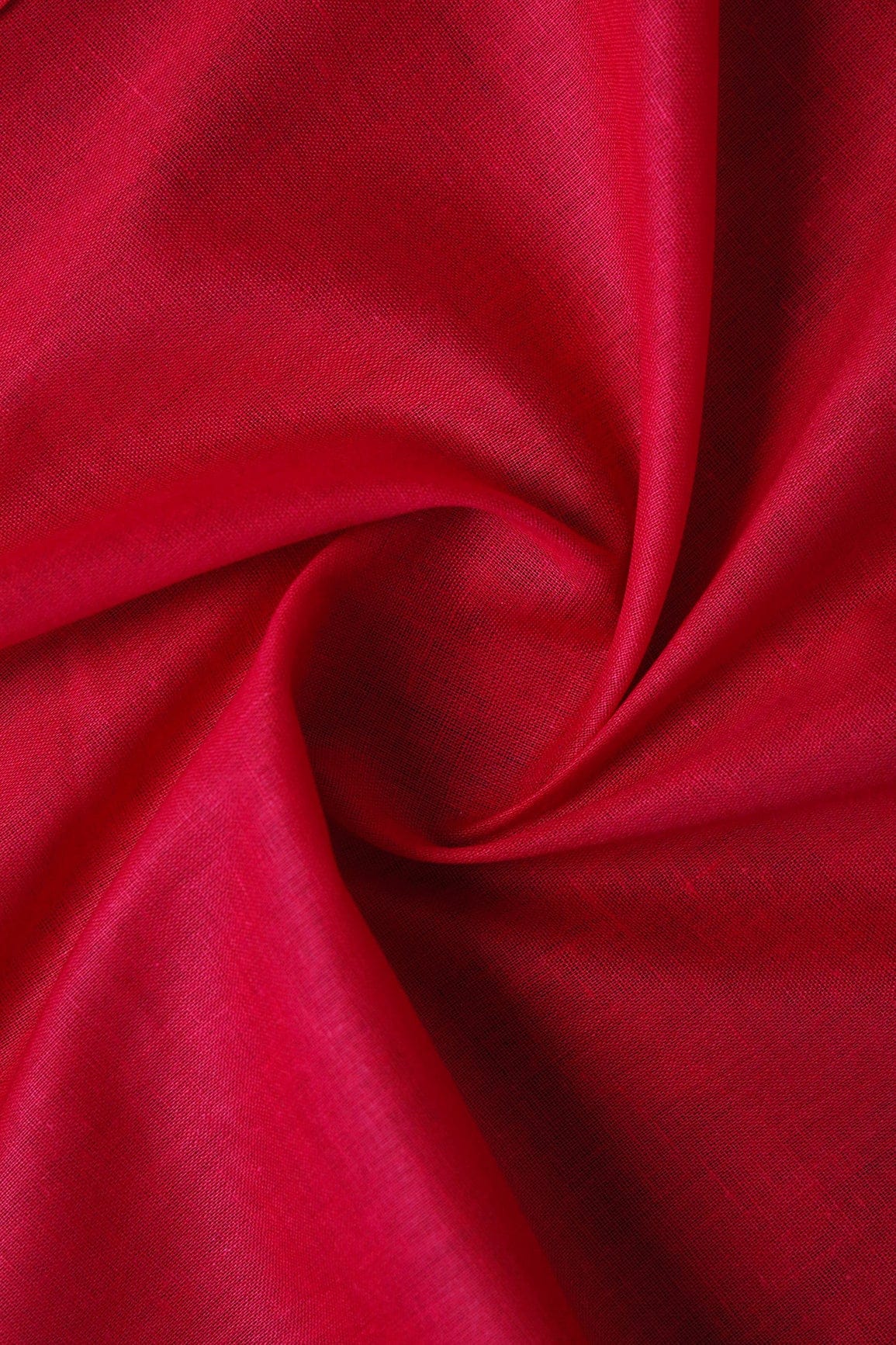 Red Dyed Pure Cotton Fabric - doeraa