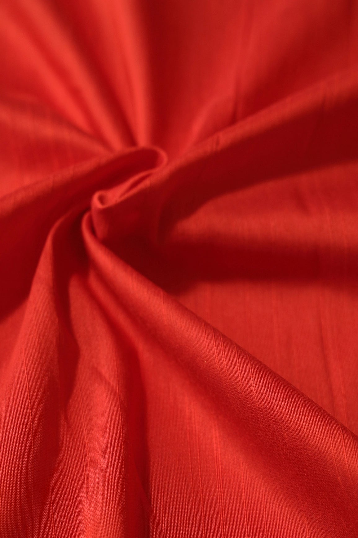 Rusty Orange Raw Silk Fabric - doeraa