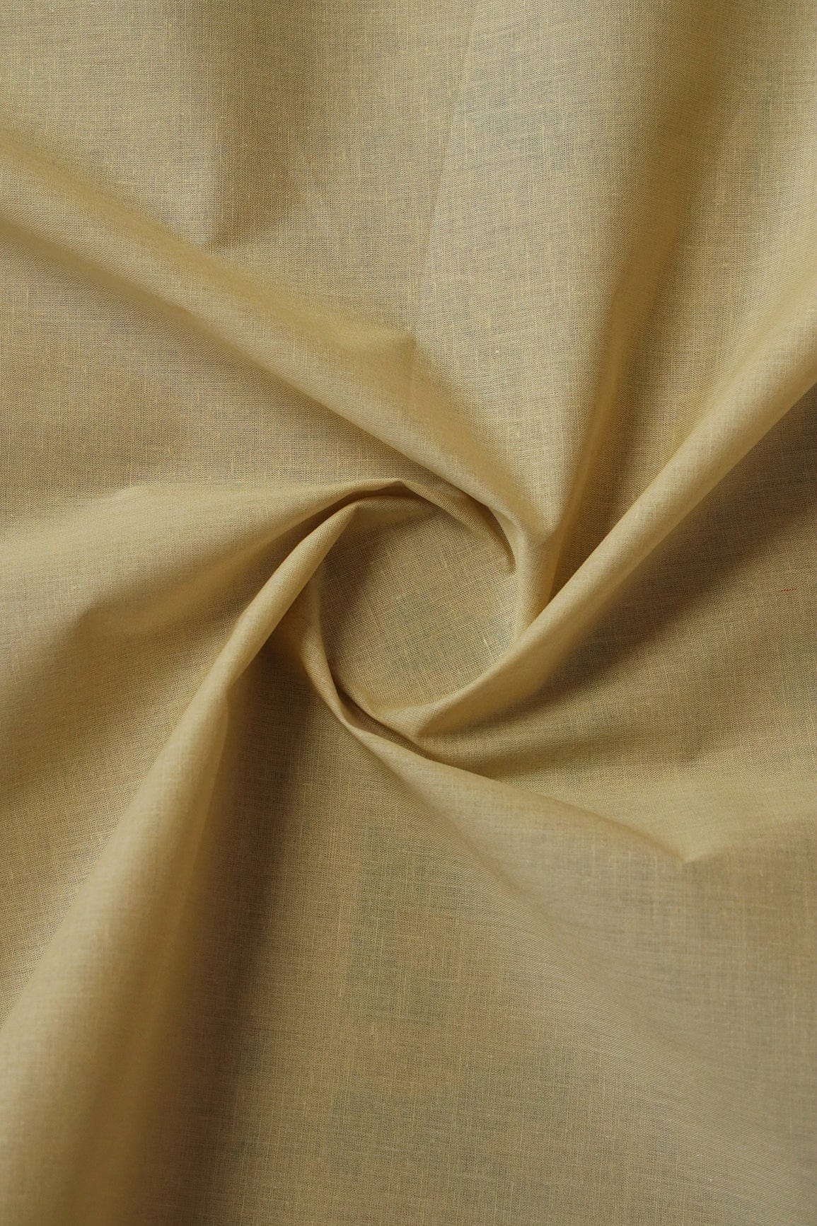 Sand Beige Dyed Pure Cotton Fabric - doeraa
